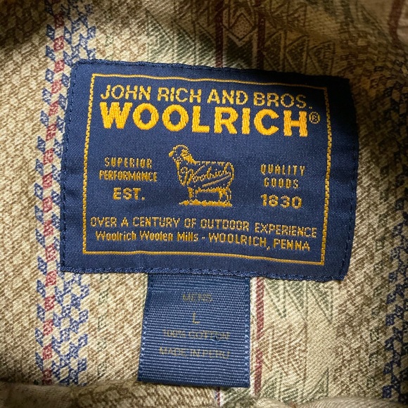 Woolrich button up shirt sleeve shirt - Picture 4 of 4